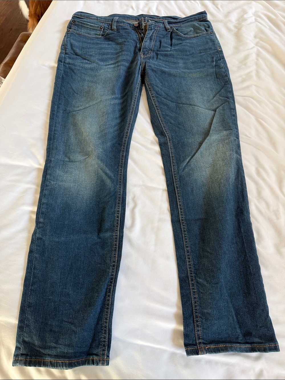 Levi's Blue Men's Denim Jeans with Leather Patch 541 - Picture 4 of 6